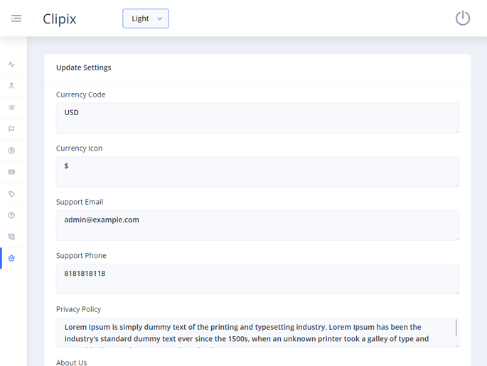 Delivoo admin App Apptivos
