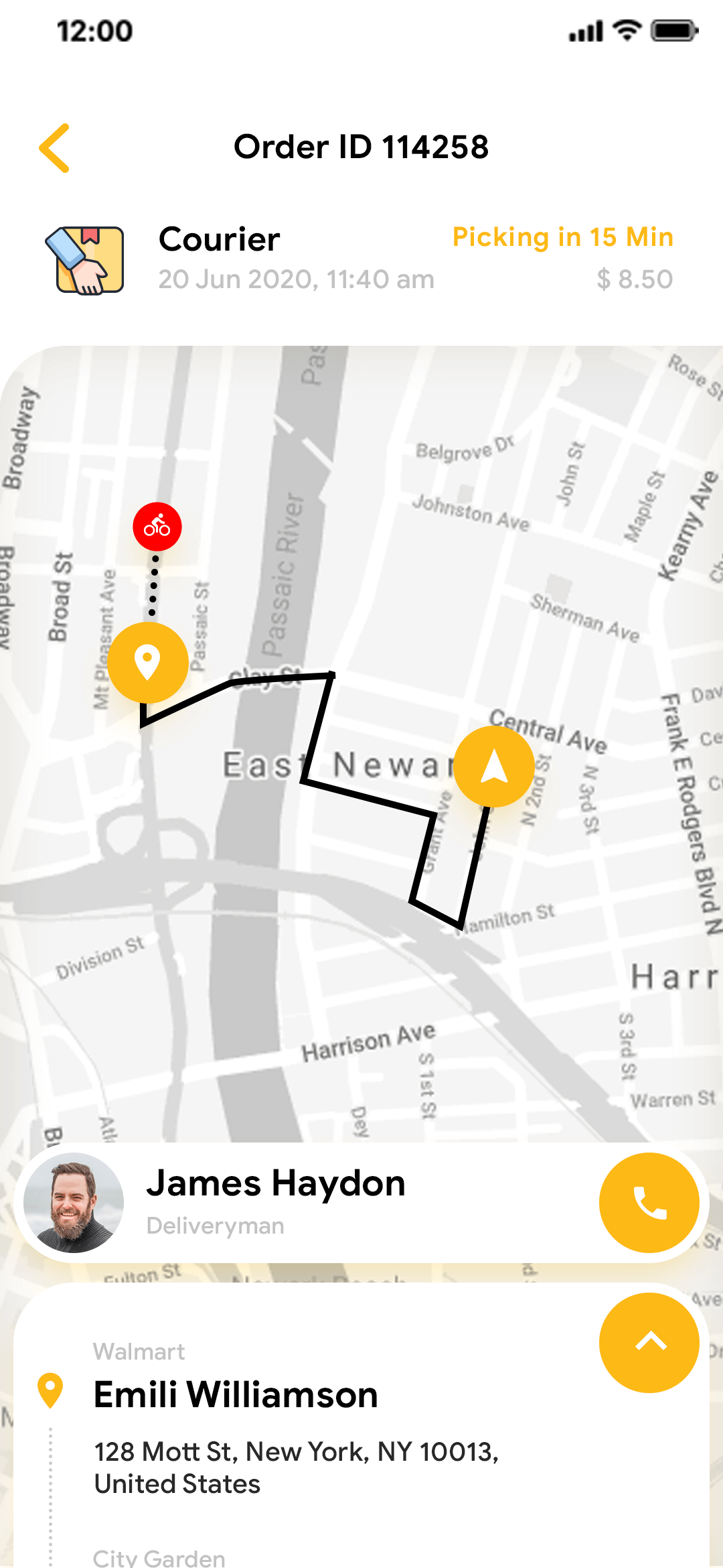 Delivoo User App Apptivos