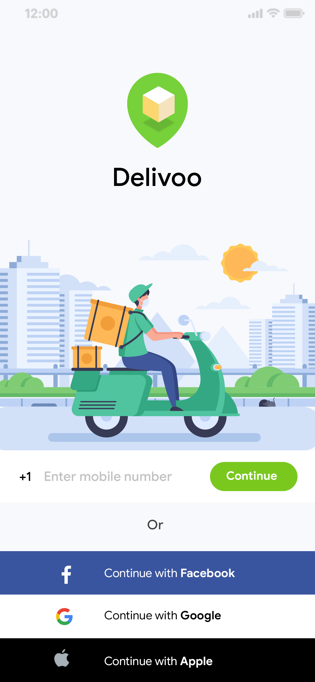 Delivoo User App Apptivos