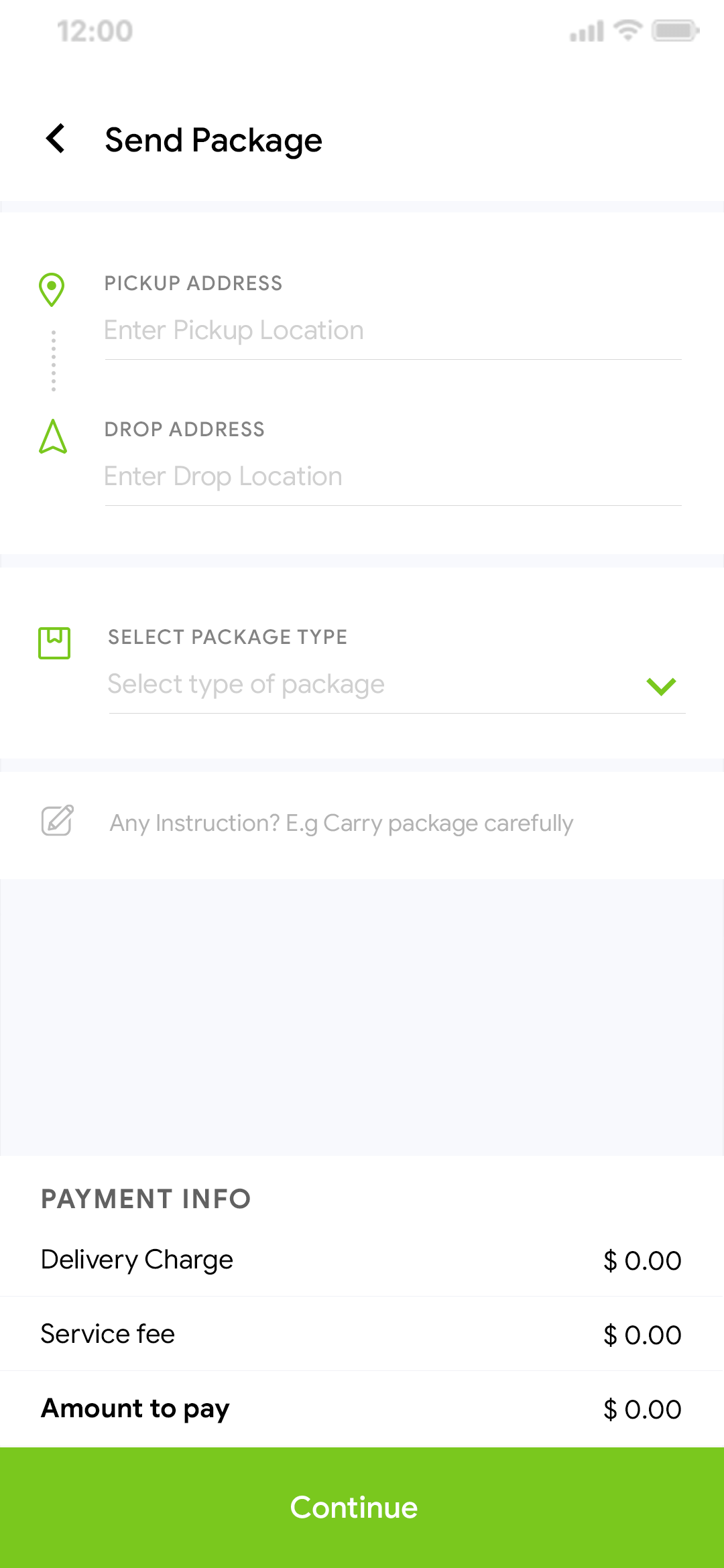 Delivoo User App Apptivos