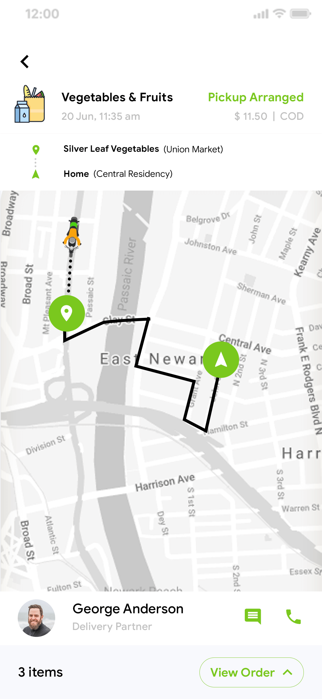 Delivoo User App Apptivos