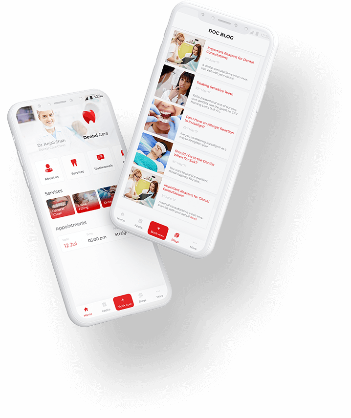 Doctors Appointment Booking App, Dentist Appointment App, Online Doctor App