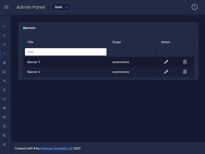 Delivoo admin App Apptivos