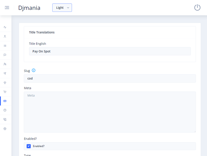 Delivoo admin App Apptivos