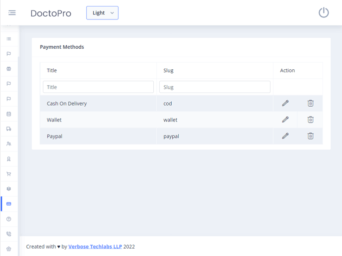 Delivoo admin App Apptivos