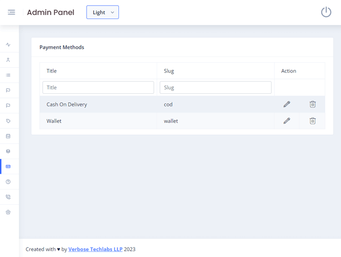 Delivoo admin App Apptivos