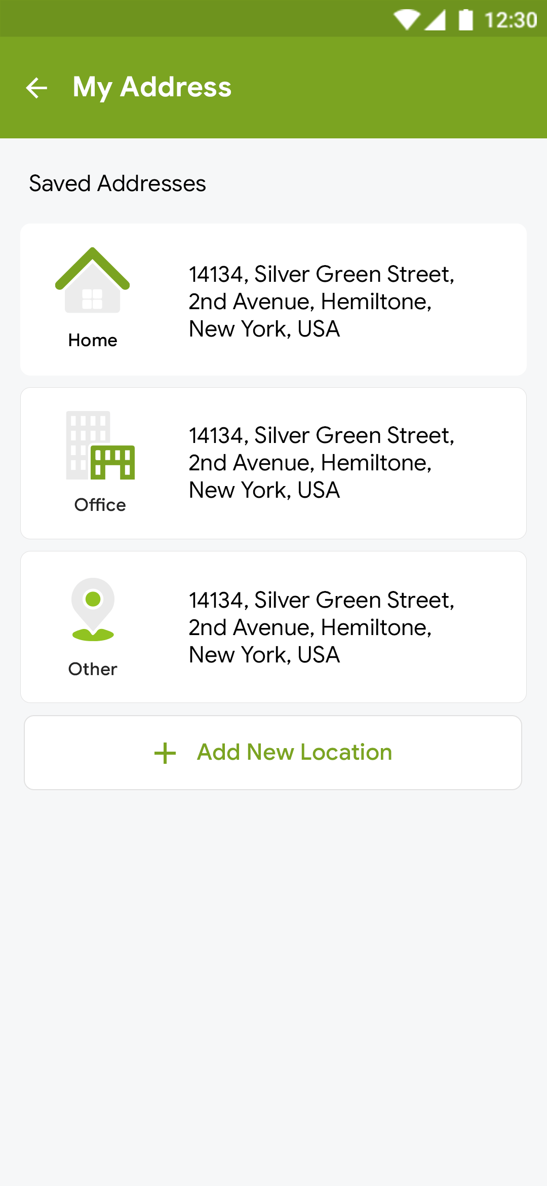 Delivoo User App Apptivos