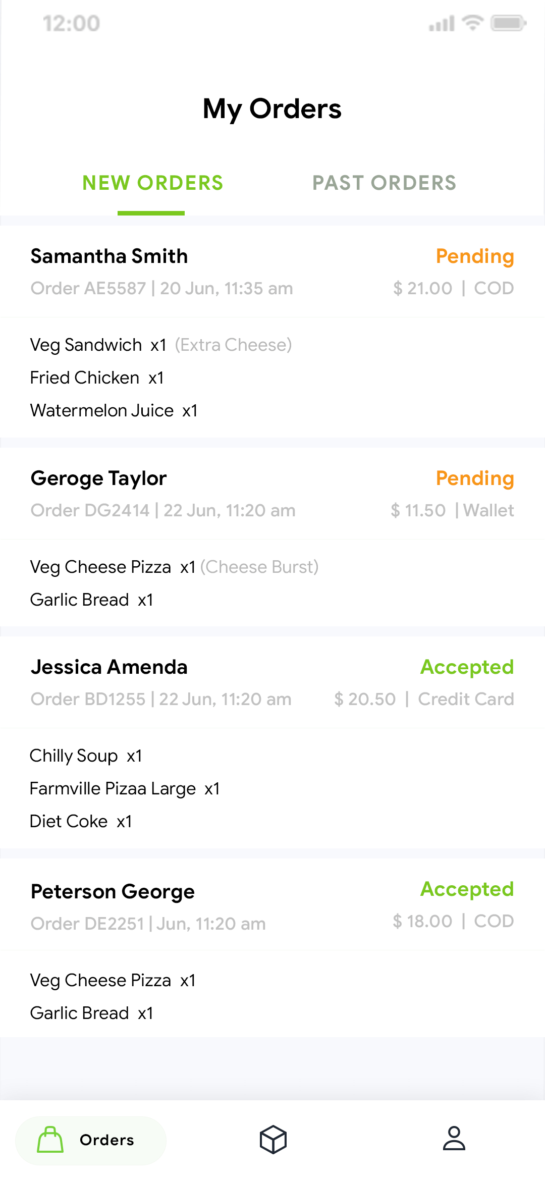 Delivoo Vendor App Apptivos