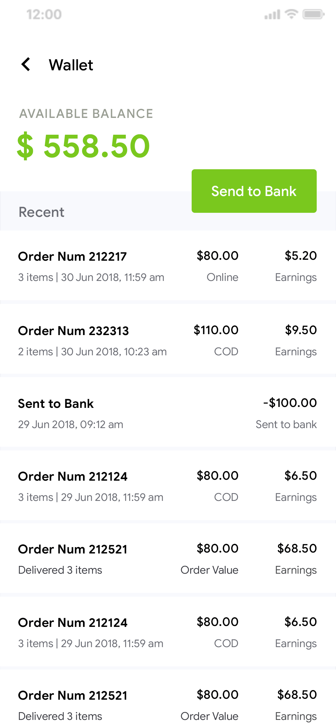 Delivoo Vendor App Apptivos