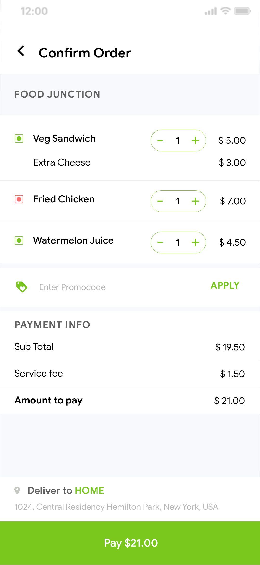 Delivoo User App Apptivos 