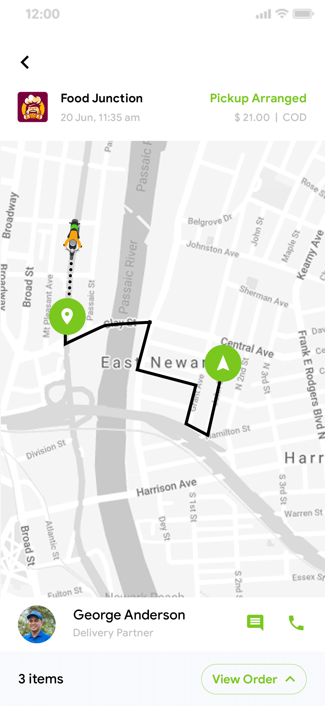 Delivoo User App Apptivos