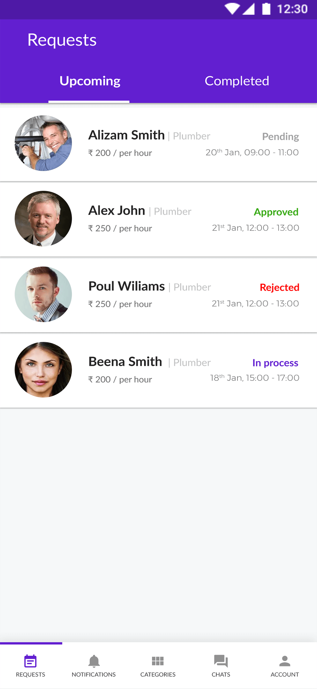 Delivoo User App Apptivos