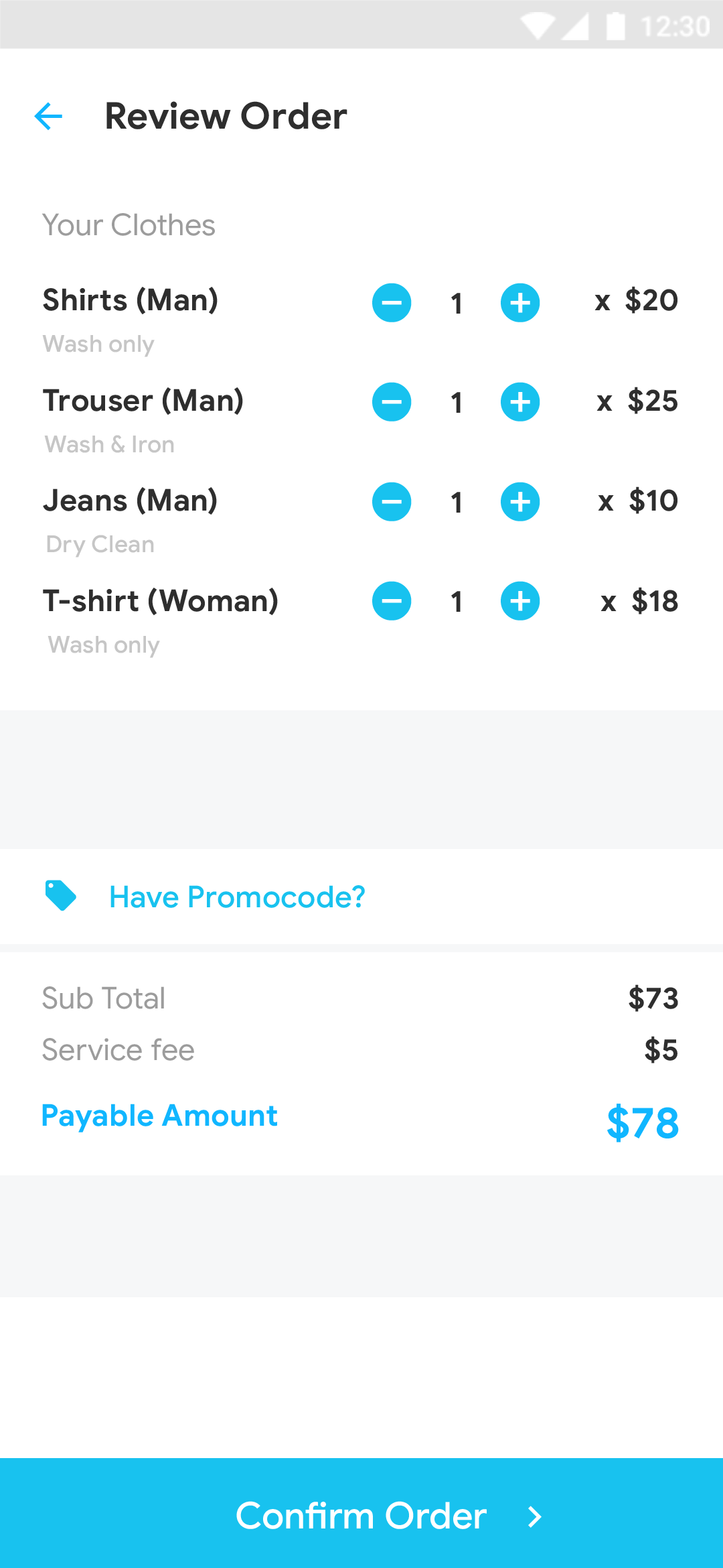 Delivoo User App Apptivos