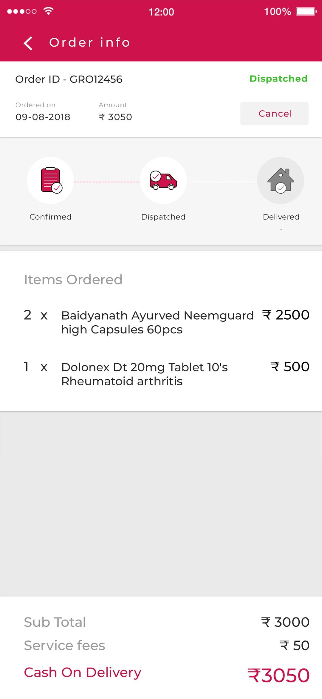 Delivoo User App Apptivos