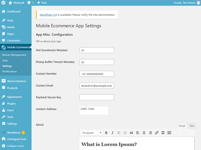 Delivoo admin App Apptivos