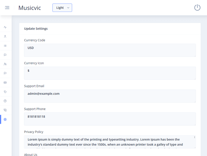 Delivoo admin App Apptivos
