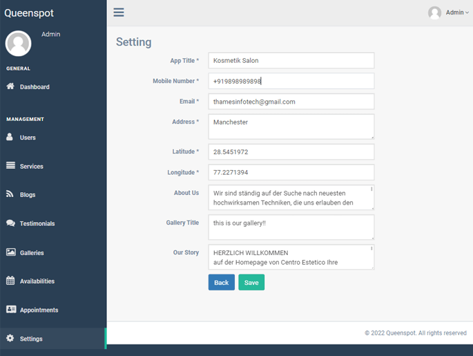 Delivoo admin App Apptivos
