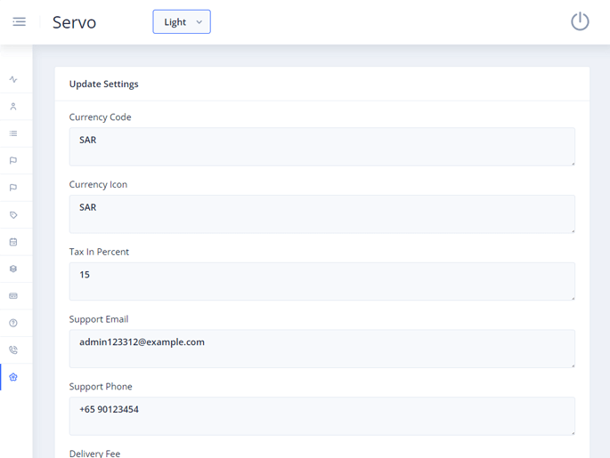 Delivoo admin App Apptivos
