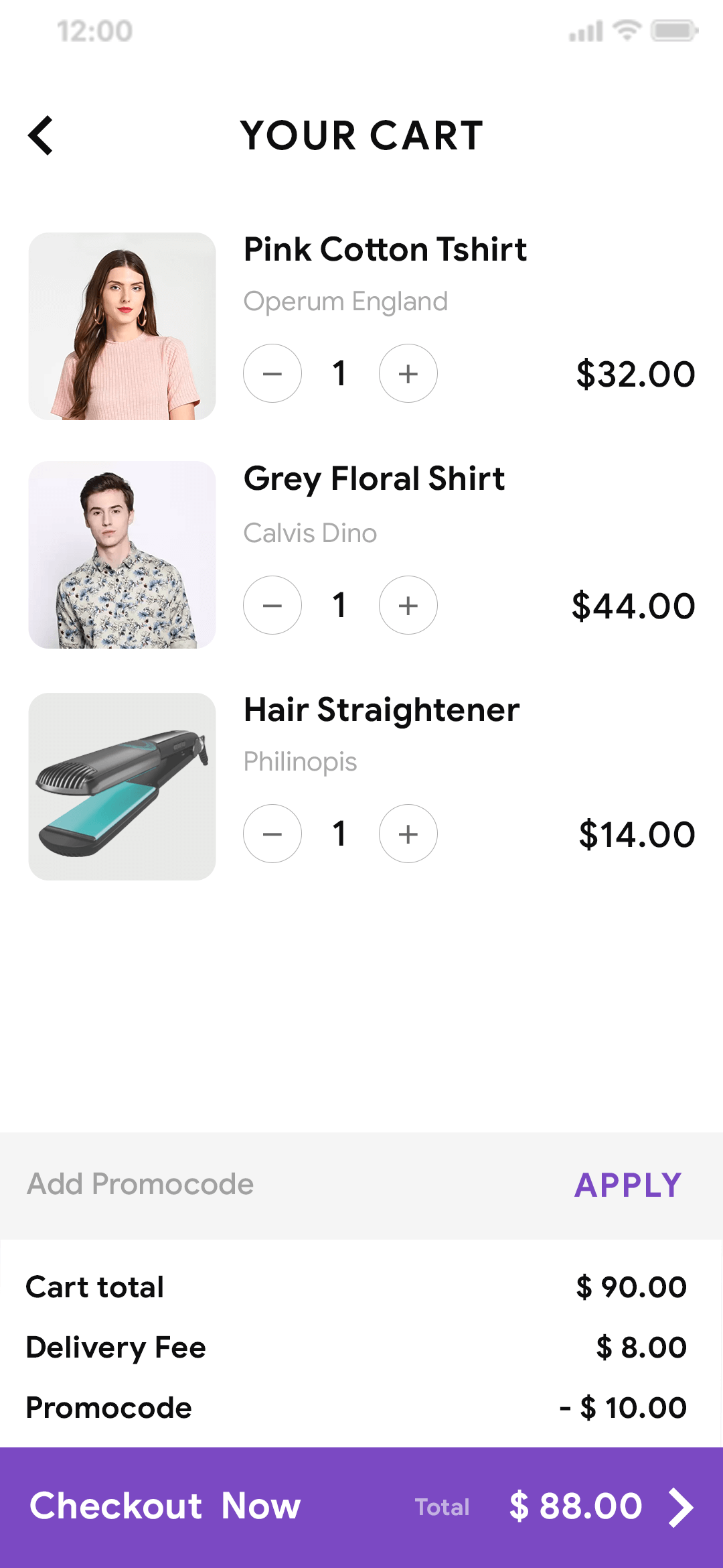 Delivoo User App Apptivos