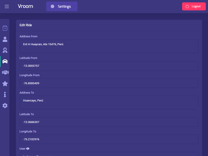 Delivoo admin App Apptivos