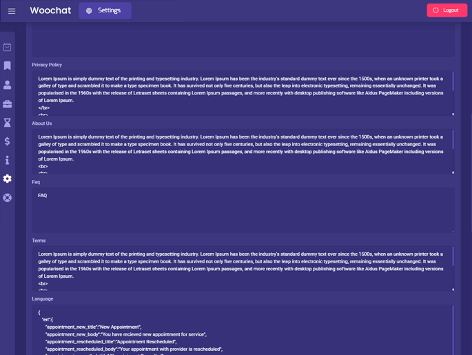 Delivoo admin App Apptivos
